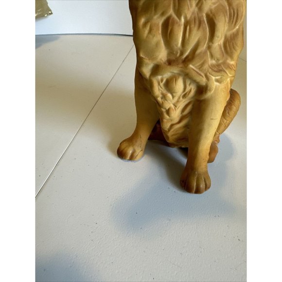 Aldon golden retriever fine porcelain Figurine Statue 1985 vintage 7.5” by 5” - Picture 5 of 16